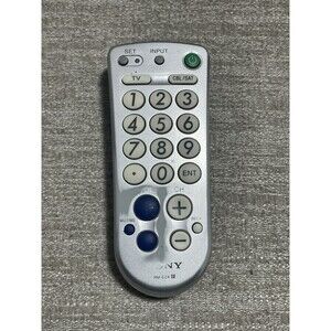 Sony RM-EZ4 Silver Big Button Universal TV/Cable Remote Control WORKS